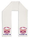 I Can't Bear to be Without You Adult Fleece 64&#x22; Scarf by-TooLoud-White-One-Size-Adult-Davson Sales