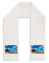 Colorado Landscape Ruins Adult Fleece 64&#x22; Scarf-TooLoud-White-One-Size-Adult-Davson Sales