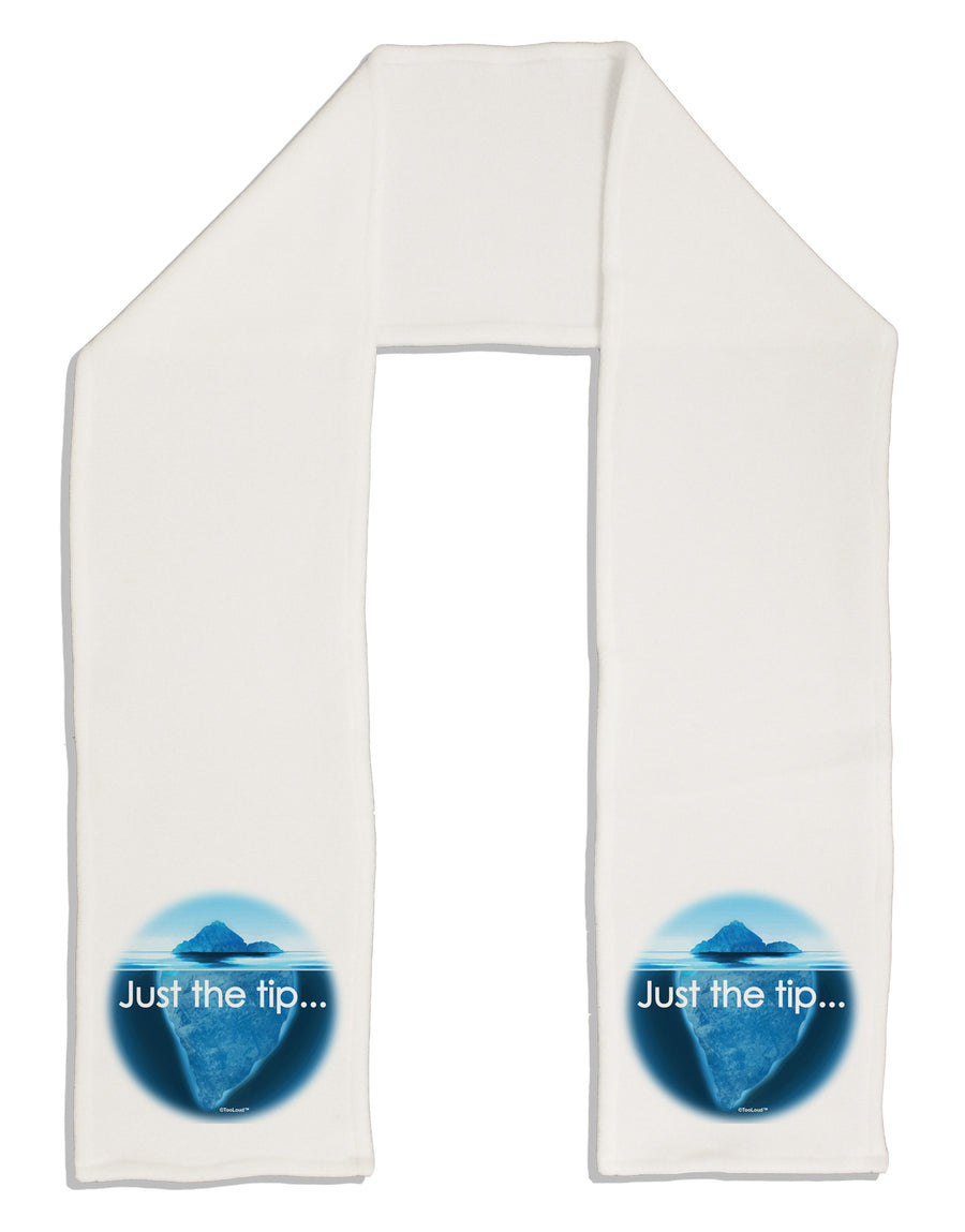 Iceberg Just the Tip Adult Fleece 64&#x22; Scarf-TooLoud-White-One-Size-Adult-Davson Sales