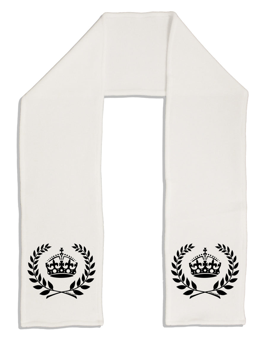 Crown and Laurel Adult Fleece 64&#x22; Scarf-TooLoud-White-One-Size-Adult-Davson Sales