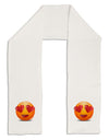 Heart Eye Emoji Adult Fleece 64&#x22; Scarf-TooLoud-White-One-Size-Adult-Davson Sales