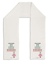 Retro Heart Fighter Adult Fleece 64&#x22; Scarf-TooLoud-White-One-Size-Adult-Davson Sales