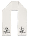 Aquarius Illustration Adult Fleece 64&#x22; Scarf-TooLoud-White-One-Size-Adult-Davson Sales