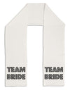 Team Bride Adult Fleece 64&#x22; Scarf-TooLoud-White-One-Size-Adult-Davson Sales