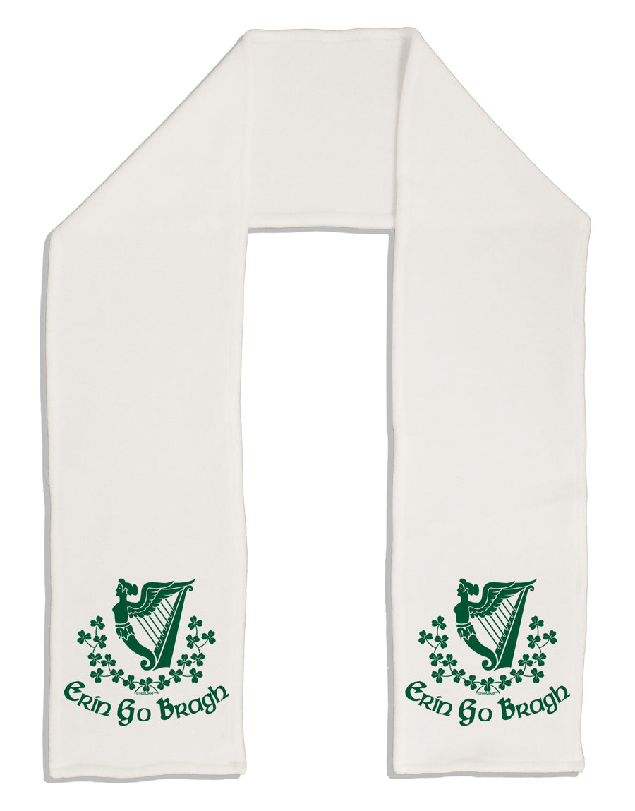Erin Go Bragh Ireland Forever Adult Fleece 64&#x22; Scarf-TooLoud-White-One-Size-Adult-Davson Sales