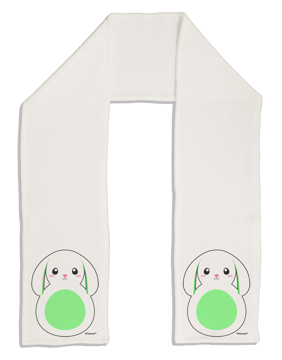 Cute Bunny with Floppy Ears - Green Adult Fleece 64&#x22; Scarf by TooLoud-TooLoud-White-One-Size-Adult-Davson Sales