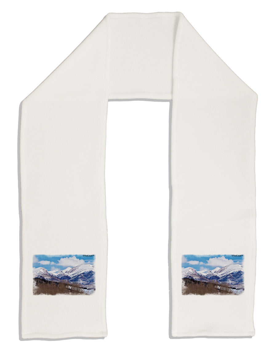 Pikes Peak Adult Fleece 64&#x22; Scarf-TooLoud-White-One-Size-Adult-Davson Sales