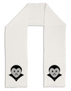 Cute Pixel Vampire Male Adult Fleece 64&#x22; Scarf-TooLoud-White-One-Size-Adult-Davson Sales