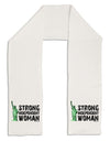 Statue of Liberty Strong Woman Adult Fleece 64&#x22; Scarf-TooLoud-White-One-Size-Adult-Davson Sales