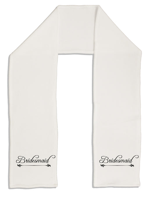 TooLoud Bridesmaid Adult Fleece 64 Inch Scarf-Scarves-TooLoud-White-One-Size-Adult-Davson Sales