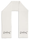 TooLoud Bridesmaid Adult Fleece 64 Inch Scarf-Scarves-TooLoud-White-One-Size-Adult-Davson Sales