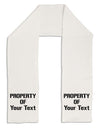 Personalized Property Of Adult Fleece 64&#x22; Scarf-TooLoud-White-One-Size-Adult-Davson Sales