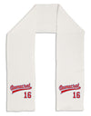 Democrat Jersey 16 Adult Fleece 64" Scarf-TooLoud-White-One-Size-Adult-Davson Sales