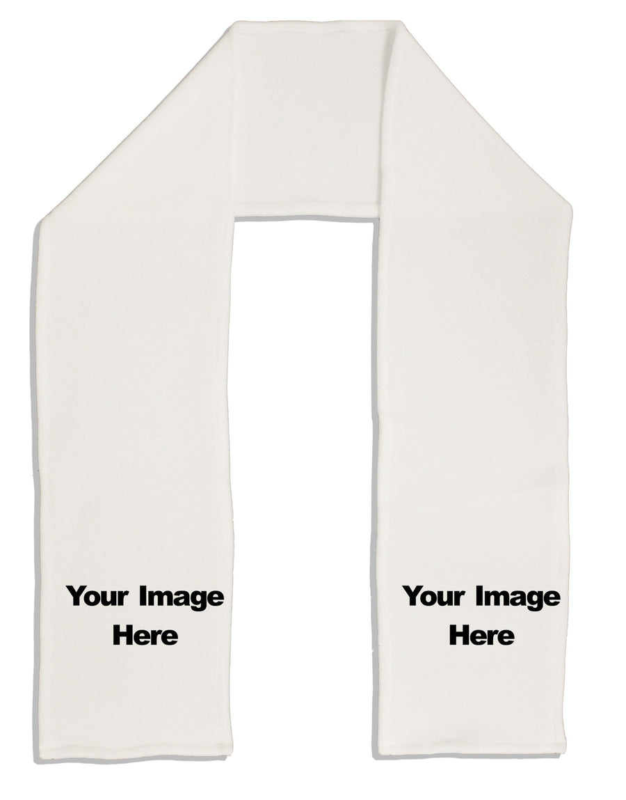 Custom Personalized Image and Text Adult Fleece 64x22 Scarf