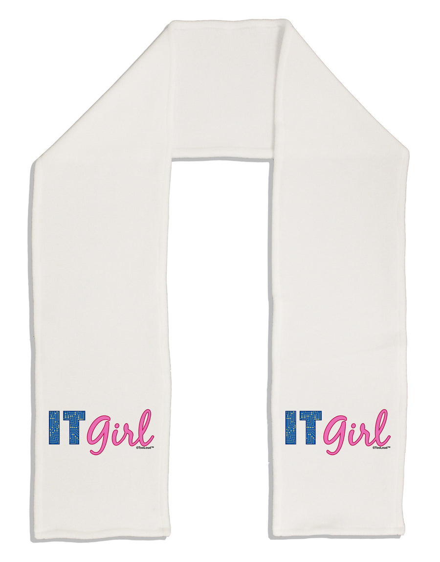 IT Girl Adult Fleece 64&#x22; Scarf-TooLoud-White-One-Size-Adult-Davson Sales