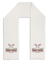 Cute Bunny - Happy Easter Adult Fleece 64&#x22; Scarf by TooLoud-TooLoud-White-One-Size-Adult-Davson Sales