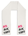 Aca-Awkward Adult Fleece 64&#x22; Scarf-TooLoud-White-One-Size-Adult-Davson Sales