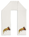 TooLoud Pizza Slice Adult Fleece 64 Inch Scarf-Scarves-TooLoud-White-One-Size-Adult-Davson Sales