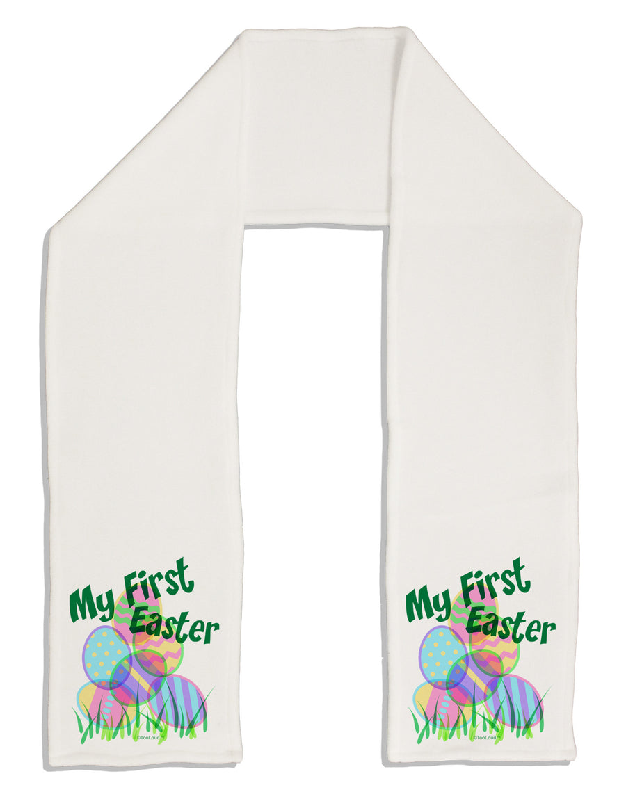 My First Easter Gel Look Print Adult Fleece 64&#x22; Scarf-TooLoud-White-One-Size-Adult-Davson Sales