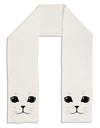 Cute Cat Face Adult Fleece 64&#x22; Scarf by-TooLoud-White-One-Size-Adult-Davson Sales