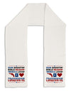 Gun Shootin' Conservative Adult Fleece 64&#x22; Scarf-TooLoud-White-One-Size-Adult-Davson Sales