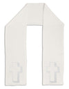 Simple Cross Design Glitter - White Adult Fleece 64&#x22; Scarf by TooLoud-TooLoud-White-One-Size-Adult-Davson Sales