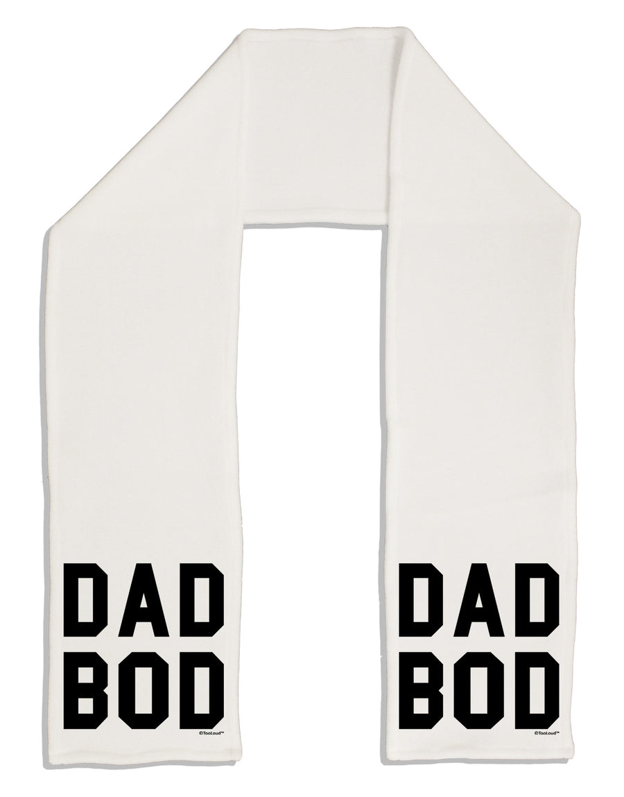 Dad Bod Design Adult Fleece 64&#x22; Scarf by TooLoud-TooLoud-White-One-Size-Adult-Davson Sales