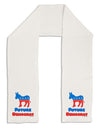 Future Democrat Adult Fleece 64" Scarf-TooLoud-White-One-Size-Adult-Davson Sales