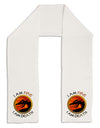 I Am Fire I Am Death Adult Fleece 64&#x22; Scarf by TooLoud-TooLoud-White-One-Size-Adult-Davson Sales