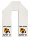 Gluttony Day Disgruntled Cat Adult Fleece 64&#x22; Scarf by-TooLoud-White-One-Size-Adult-Davson Sales