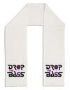 Drop The Bass - Drips Speaker Adult Fleece 64&#x22; Scarf-TooLoud-White-One-Size-Adult-Davson Sales