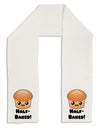 Half Baked Cute Roll Adult Fleece 64&#x22; Scarf-TooLoud-White-One-Size-Adult-Davson Sales