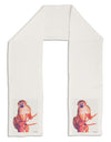 Monkey in Tree Watercolor Adult Fleece 64&#x22; Scarf-TooLoud-White-One-Size-Adult-Davson Sales