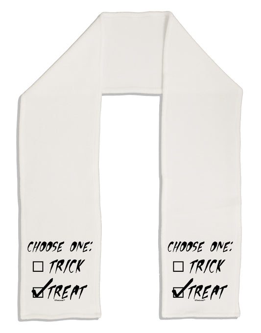 Choose One - Treat Adult Fleece 64&#x22; Scarf-TooLoud-White-One-Size-Adult-Davson Sales