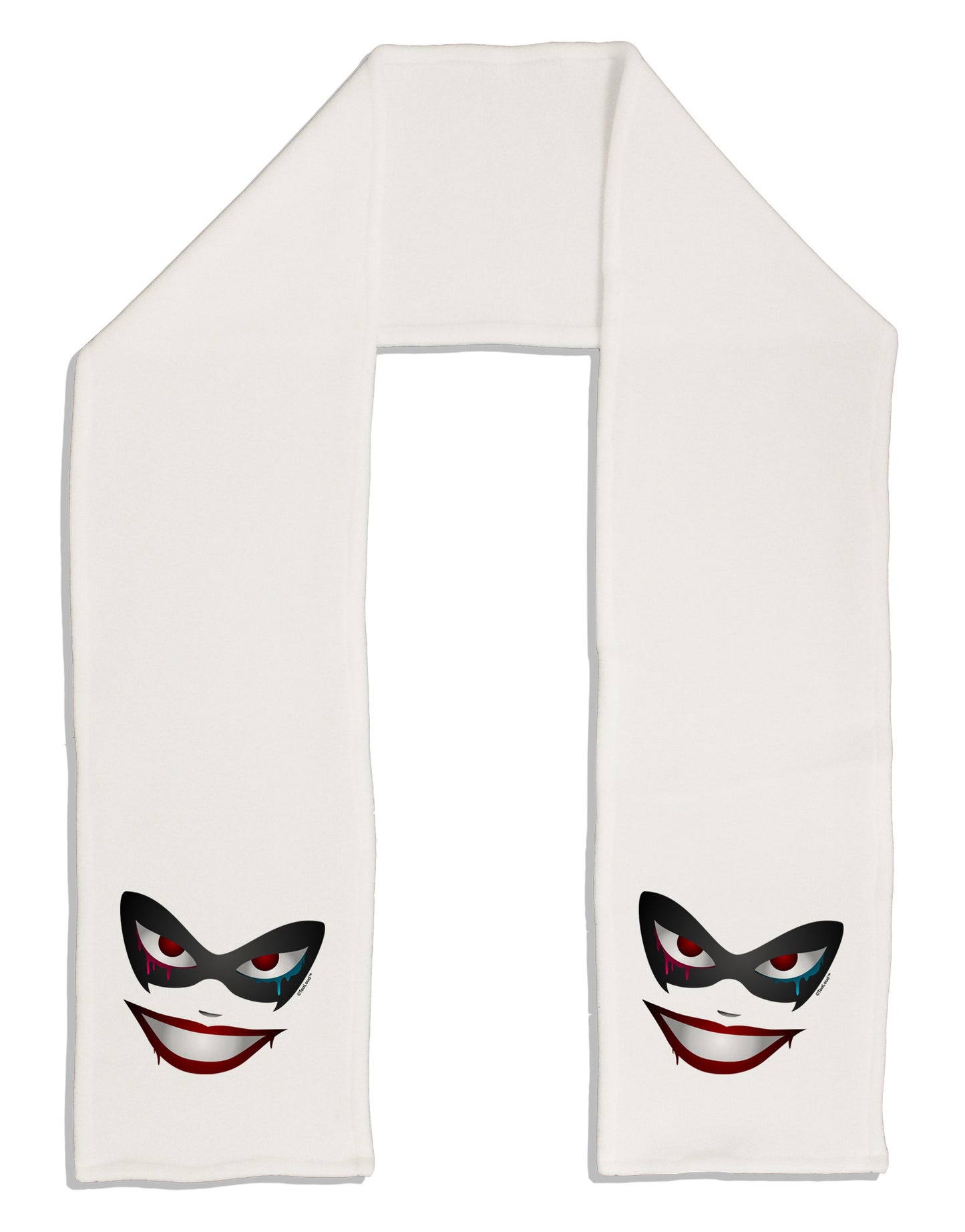 Lil Monster Mask Adult Fleece 64" Scarf-TooLoud-White-One-Size-Adult-Davson Sales
