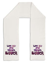 Live Big & Dream Bigger Adult Fleece 64&#x22; Scarf-TooLoud-White-One-Size-Adult-Davson Sales