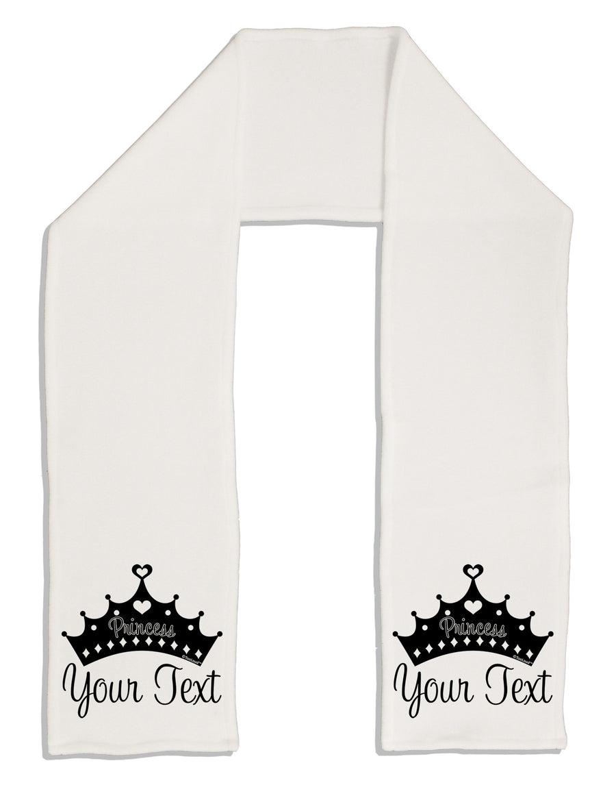 Personalized Princess -Name- Design Adult Fleece 64&#x22; Scarf-TooLoud-White-One-Size-Adult-Davson Sales