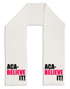 Aca Believe It Adult Fleece 64&#x22; Scarf-TooLoud-White-One-Size-Adult-Davson Sales