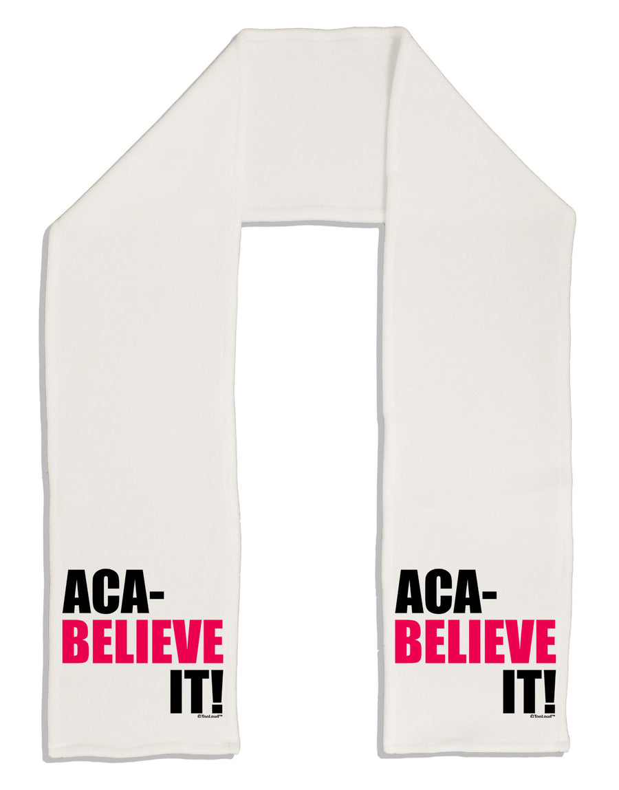 Aca Believe It Adult Fleece 64&#x22; Scarf-TooLoud-White-One-Size-Adult-Davson Sales