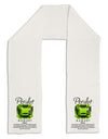 Birthstone Peridot Adult Fleece 64&#x22; Scarf-TooLoud-White-One-Size-Adult-Davson Sales