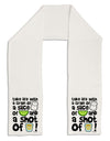 Take Life with a Grain of Salt and a Shot of Tequila Adult Fleece 64&#x22; Scarf by TooLoud-TooLoud-White-One-Size-Adult-Davson Sales