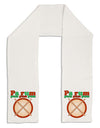 Pa Rum Pum Pum Pum Adult Fleece 64&#x22; Scarf-TooLoud-White-One-Size-Adult-Davson Sales