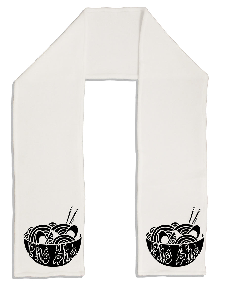 Pho Sho Adult Fleece 64 Inch Scarf-Scarves-TooLoud-White-One-Size-Adult-Davson Sales
