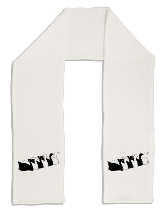 Six Geese A laying Adult Fleece 64&#x22; Scarf-TooLoud-White-One-Size-Adult-Davson Sales