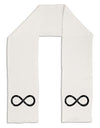 Distressed Infinity Adult Fleece 64&#x22; Scarf-TooLoud-White-One-Size-Adult-Davson Sales