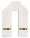 Fruity Text Adult Fleece 64&#x22; Scarf-TooLoud-White-One-Size-Adult-Davson Sales