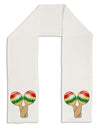 Cute Maracas Design Adult Fleece 64&#x22; Scarf by TooLoud-TooLoud-White-One-Size-Adult-Davson Sales