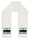 In Data We Trust Adult Fleece 64&#x22; Scarf-TooLoud-White-One-Size-Adult-Davson Sales