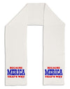 Because Merica That's Why Adult Fleece 64&#x22; Scarf-TooLoud-White-One-Size-Adult-Davson Sales