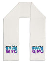 Send Me A Rave Girl Adult Fleece 64&#x22; Scarf-TooLoud-White-One-Size-Adult-Davson Sales